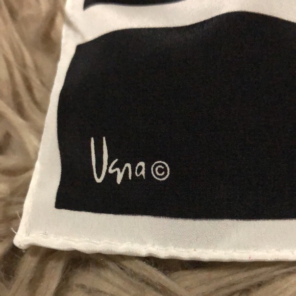 Vintage Vera Neumann Rectangular Scarf-46x10-Red/Black/White-EUC - Picture 3 of 11